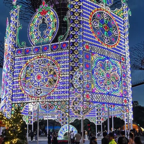 Celebrating Christmas in Singapore Super tree Wonderland 🇸🇬 