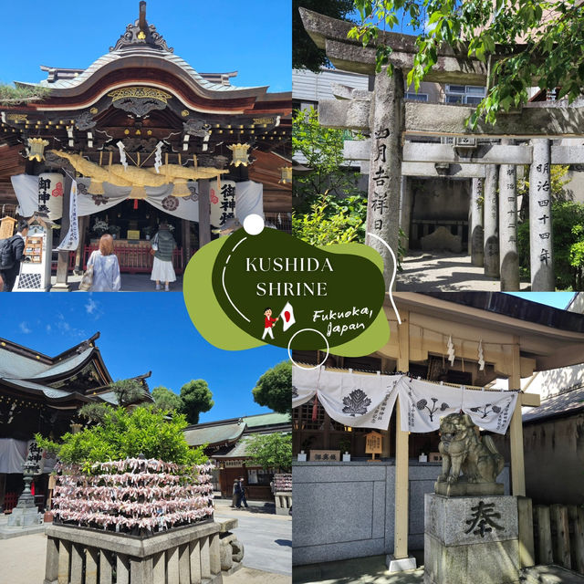 Kushida Shrine ⛩️🙇🏻‍♀️🇯🇵 Fukuoka, Japan