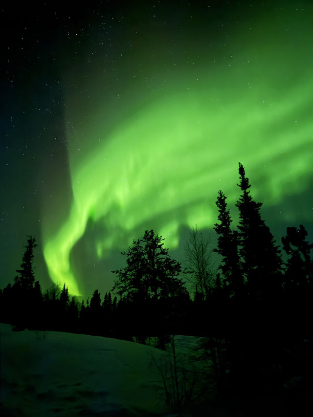 Aurora hunting in Yellowknife