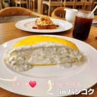 【バンコク】ふわふわホワイトオムレツのお店🥚