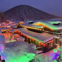 China snow town,harbin 🇨🇳