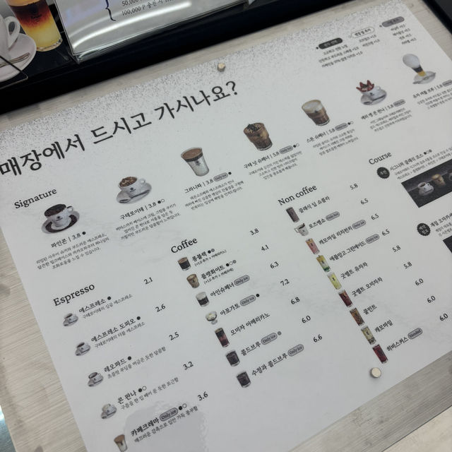 【韓国】とっても美味しい珈琲が飲めるお店🤍
