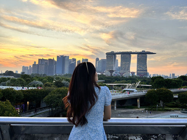 พาชมวิวเมืองสิงคโปร์ที่เขื่อนมารีน่า