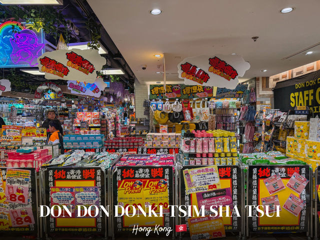 Shopping at DONDON DONKI Tsim Sha Tsui 🛍️