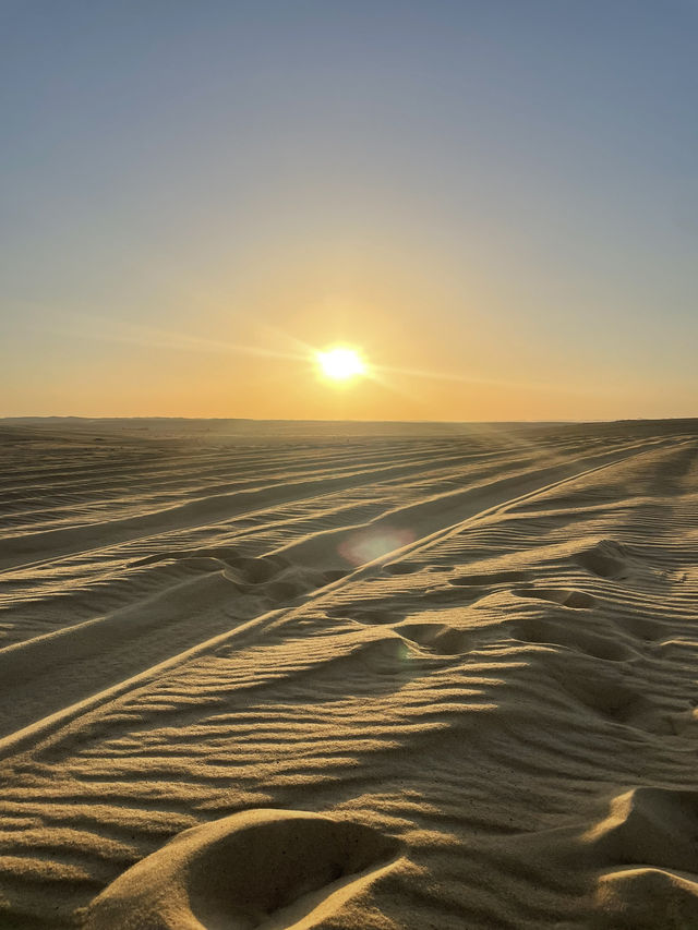 【エジプト】サハラ砂漠の夕日🇪🇬🌇