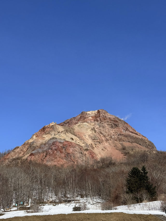 搭纜車到達昭和新山山頂⛰️