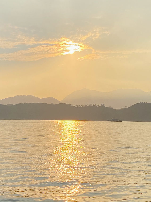 橋咀島的日落🌅，你看過了嗎？