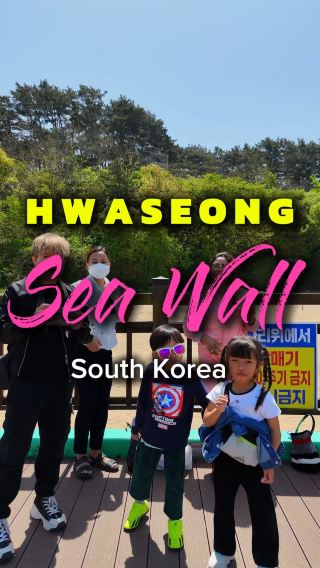 Refreshing Seawall in Hwaseong South Korea
