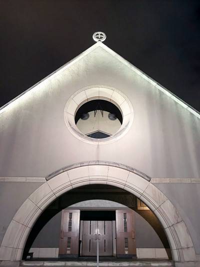 春の夜の東京港区芝地区 田町-増上寺-東京タワー,芝公園-聖