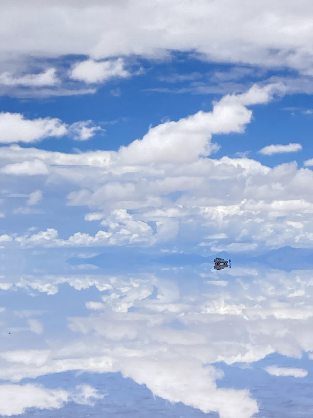 Paisaje magnífico, Salar de Uyuni. 夢の景色、ウユニ塩湖