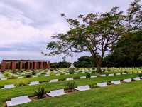 Labuan War Cemetery: Where History Whispers Among the Flowers 🌺✝️