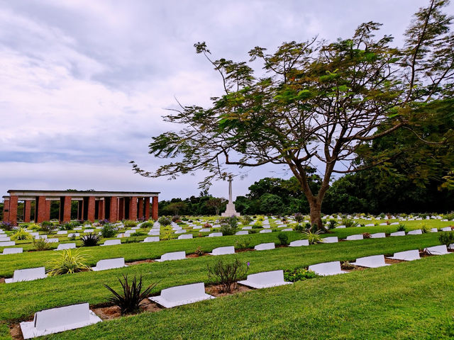 Labuan War Cemetery: Where History Whispers Among the Flowers 🌺✝️