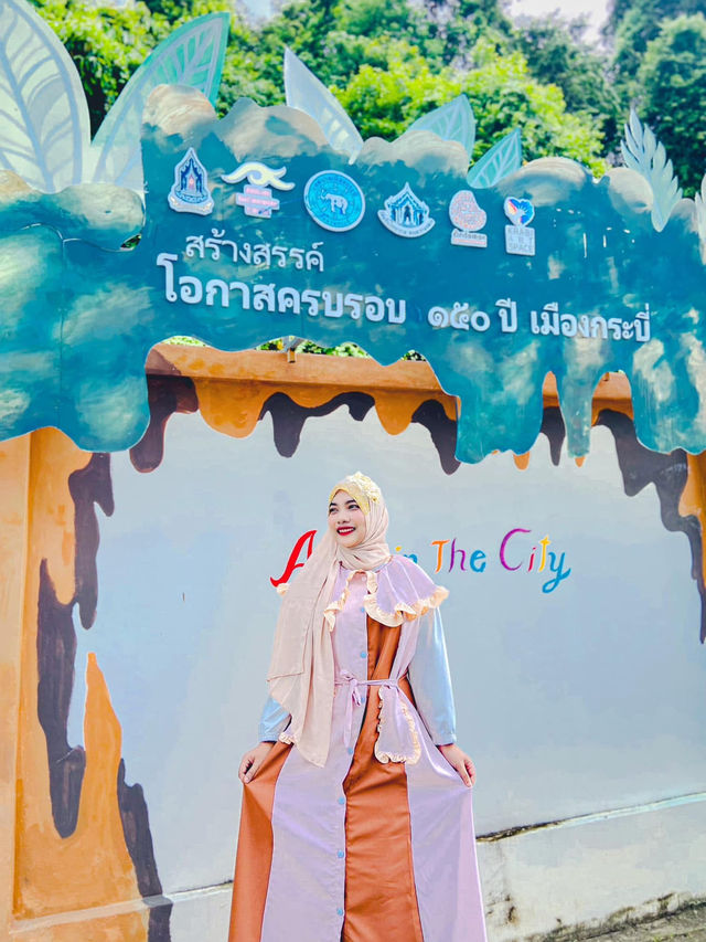 ภาพวาด สร้างสรรค์โอกาสครบรอบ 150 ปี กระบี่ 