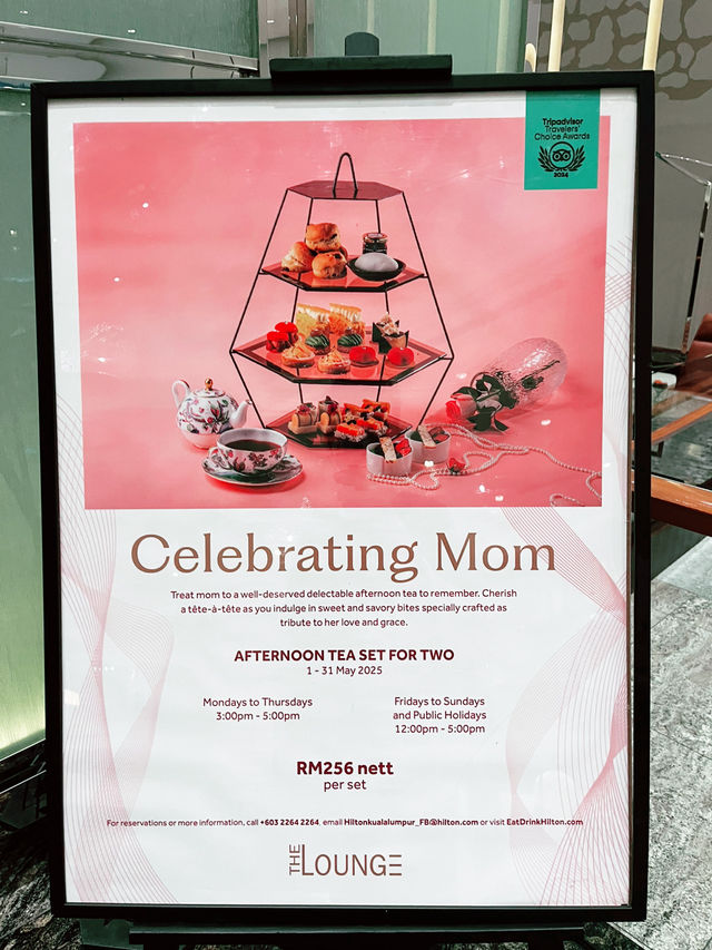 Celebrate Mother’s Day with Elegant Afternoon Tea at The Lounge, Hilton Kuala Lumpur
