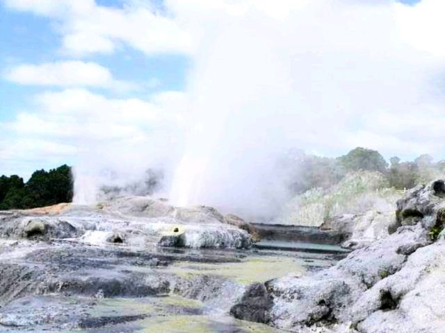 #波胡圖間歇噴泉Pohutu Geyser -紐西蘭羅託魯瓦