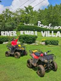 เที่ยวเมืองกาญฯ ทำสปาอัญมณี ขี่ ATV ริมแม่น้ำแคว