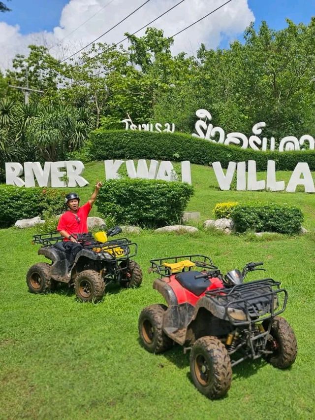 เที่ยวเมืองกาญฯ ทำสปาอัญมณี ขี่ ATV ริมแม่น้ำแคว