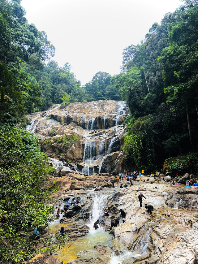 “Emerald Cascades: Sungai Pandan’s Cascading Haven” 
