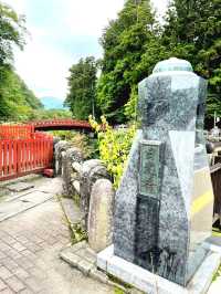 The vermillion Shinkyo Bridge, an icon of Nikko National Park