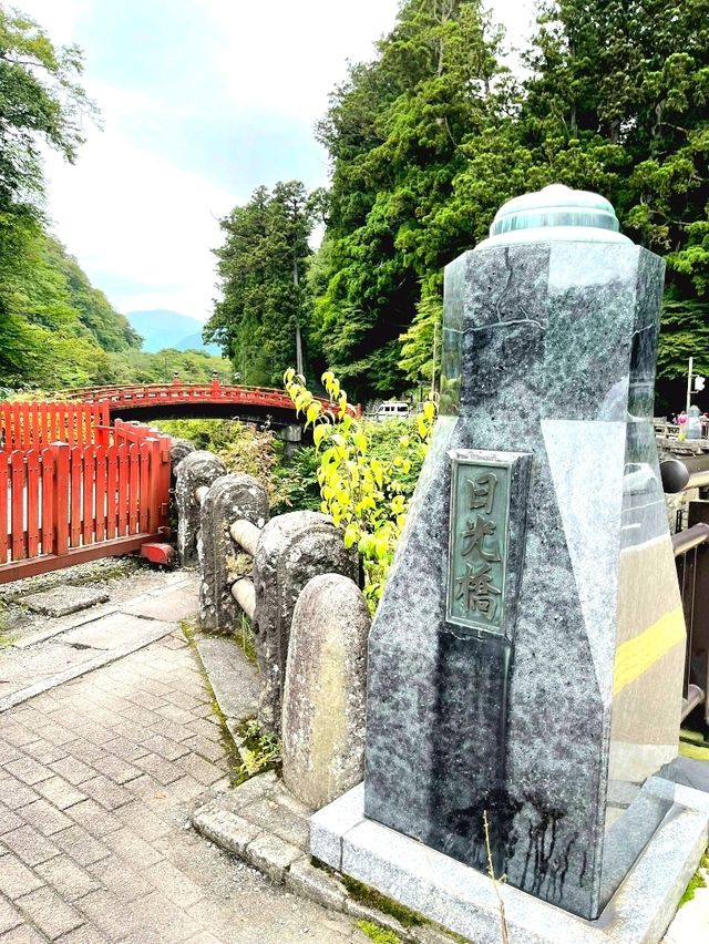 The vermillion Shinkyo Bridge, an icon of Nikko National Park