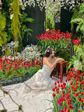 Khu vườn cổ tích với ngập tràn hoa tulip siu xinh mới toanh vừa xuất hiện tại Sài Gòn 🌷