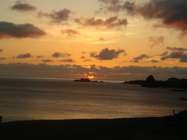 蘭嶼八代灣日落時分 🌅⛰️