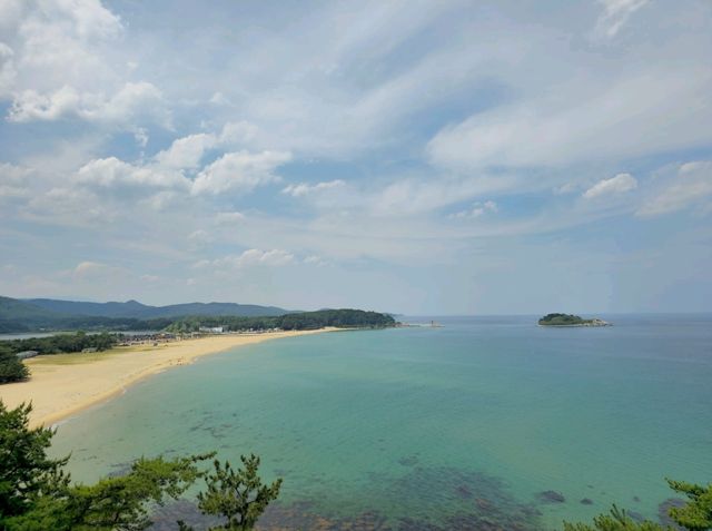 여름여행 한국 최북단의 고성 화진포 해수욕장