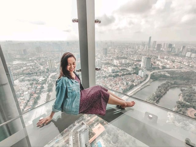 On Top of Hanoi at Sky Lotte Observation Deck 🌇