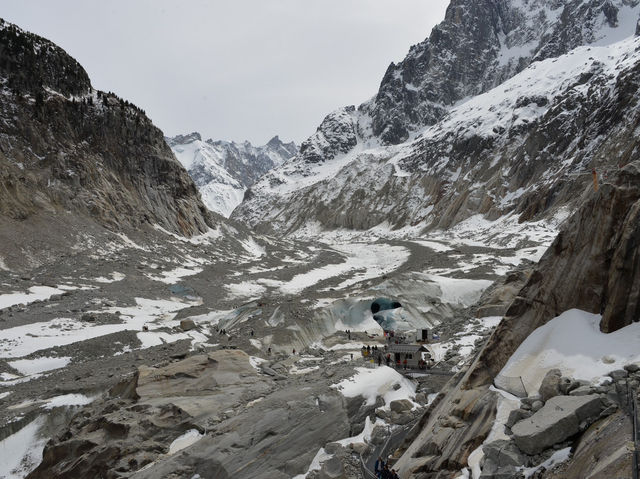 นั่งรถไฟชมธารน้ำแข็งMontenvers-Mer de Glace