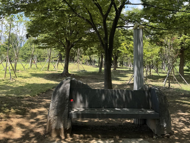맑은 하늘과 함께 하는 도심 속 자연