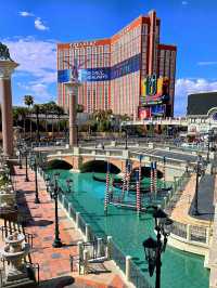 Venetian Outdoor Canal – Sun-Drenched Beauty Under the Vegas Sky ☀️🌊