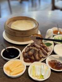 $398有黑醋骨、半隻北京填鴨、白菜同包茶位錢。