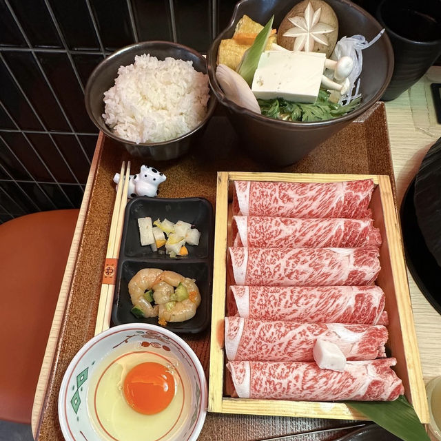 肉眼壽喜燒配日本米飯正 😍😍 肉眼壽喜燒配日本米飯正 😍😍