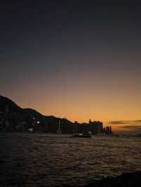 維港日落剪影絕美打卡地📸 西九文化區