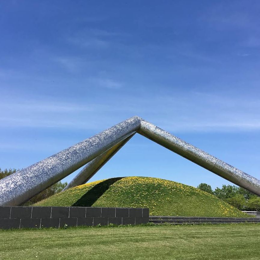 Isamu Noguchi's largest sculpture engraved in the earth. | Trip