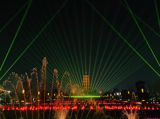 Xi'an Half-Day Layover: Encounter the Splendid Night of the Tang Dynasty at the Giant Wild Goose Pagoda.