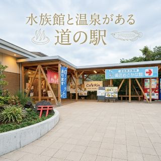 【大分】道の駅なのに温泉と水族館！？家族で楽しめる「道の駅やよい」♨️🐟✨