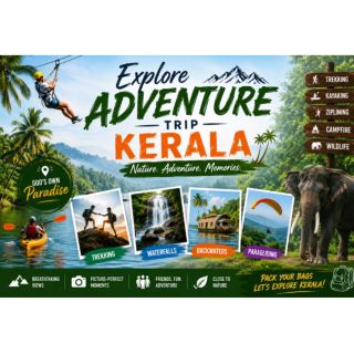 🌴 Explore Adventure Trip Kerala – Review 🧗♂️🌊

The Explore Adventure Trip Kerala concept beautifully captures why Kerala is called “God’s Own Country.” This kind of trip is perfect for those who want a mix of nature, thrill, and relaxation all in one destination.

🌄 Adventure & Activities
From trekking in the hills of Munnar to kayaking through calm backwaters in Alleppey, the variety is impressive. Activities like ziplining, waterfalls exploring, and even paragliding make the trip exciting without being overwhelming.

🌿 Nature & Beauty
Kerala stands out for its lush greenery, waterfalls, and peaceful backwaters. Every scene feels like a postcard—whether it’s misty mountains or palm-lined lakes.

🐘 Wildlife Experience
Seeing elephants and rich wildlife adds a unique touch, especially around places like Periyar National Park.

🛶 Relax + Adventure Balance
What makes this trip special is the balance—you can go from an adrenaline-filled activity to relaxing in a houseboat within the same day.

✨ Final Verdict
An adventure trip to Kerala is fun, scenic, and refreshing, ideal for couples, families, or even solo travelers. It’s not just about adventure—it’s about experiencing nature in the most beautiful way.