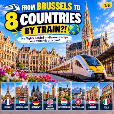 ブリュッセルを拠点に、列車で巡るヨーロッパ8か国周遊ガイド