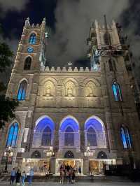 Basilica of Montreal 🇨🇦 at night 