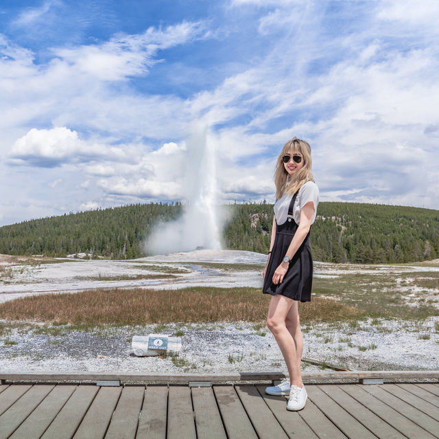 The Old Faithful @ Yellowstone National Park