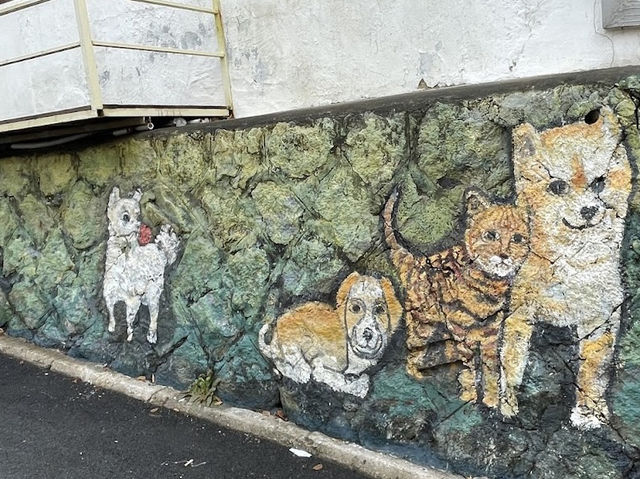 Cute little village for street arts 