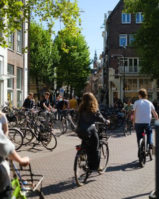 Strolling through Haarlem — a charming Dutch old town.