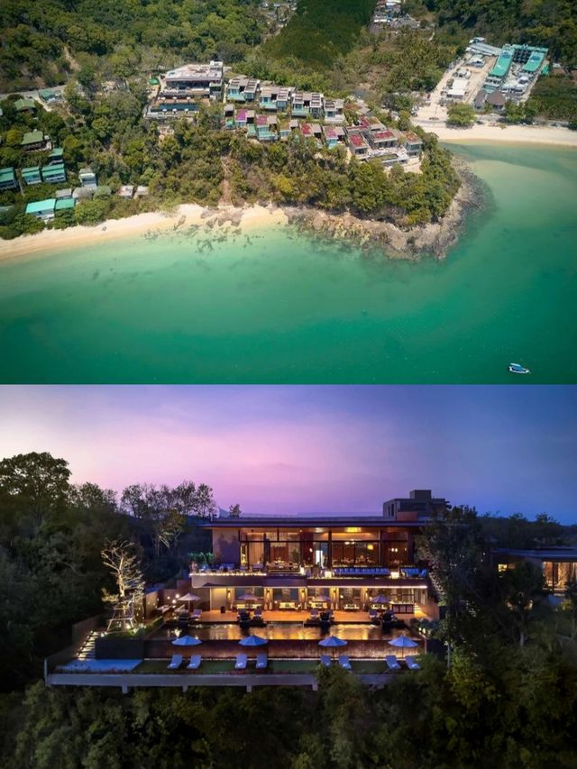 The high-end branded hotel with the best view in Phuket.