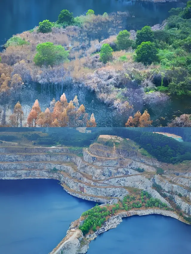 This is the fairy sky pool, the most beautiful blue tears in Guangzhou