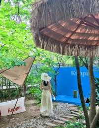 上海松弛感拉滿水藍色夏威夷派對