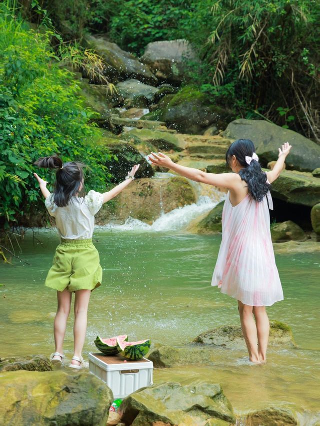 重慶周邊山澗溪流，夏日避暑玩水好地方