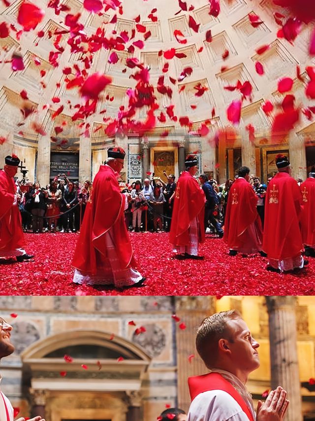 5 月中羅馬萬神殿要下起超浪漫的玫瑰雨啦！