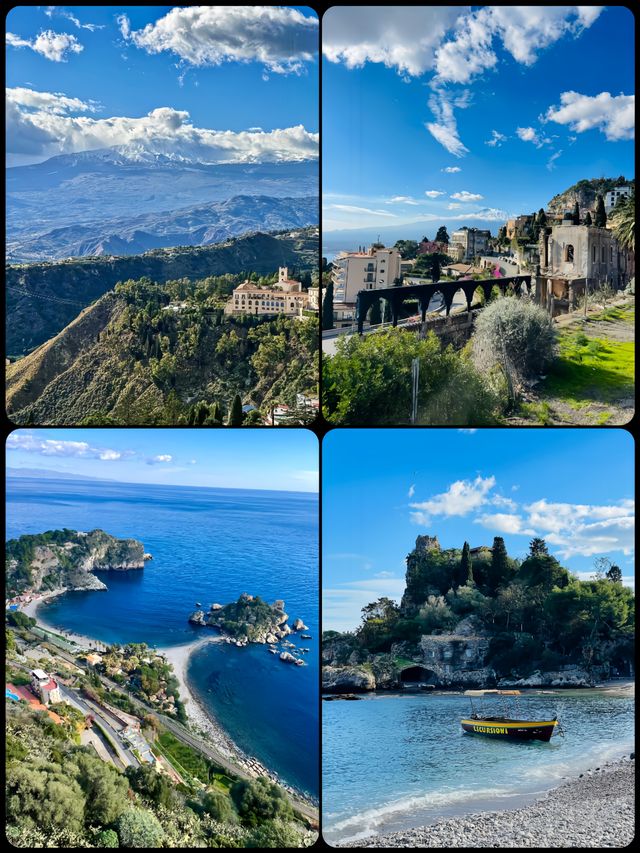Taormina 呀，那可是藏在美麗地中海的夢幻天堂小城，嘿嘿