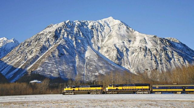 美國阿拉斯加 極光號列車AURORA WINTER ROUTE 現實版的極地特快 “阿拉斯加。